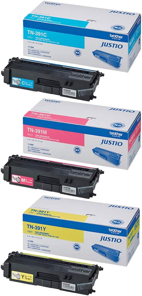 Brother TN-391 トナーカートリッジ6点セット 楽天市場】【純正品3色セット】 ブラザー TN-391 トナー